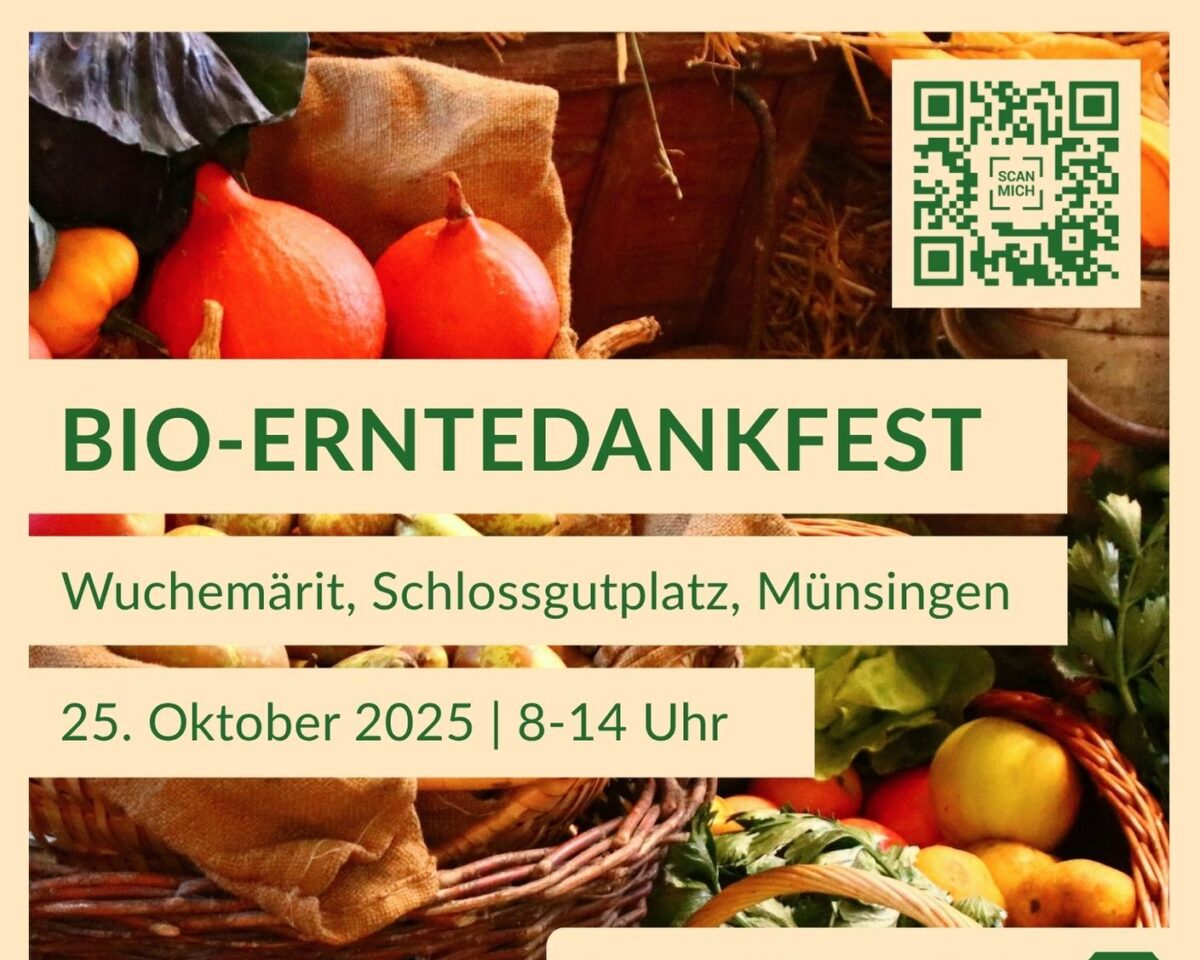 Flyer Bio Erntedankfest A5 mit Robert Aebi