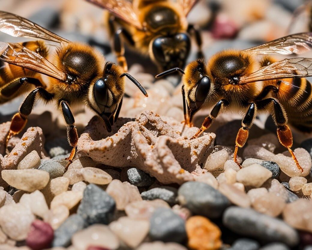 Wildbienen Kiesstrukturen